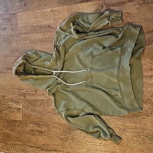 Aerie Hoodie, Green Large